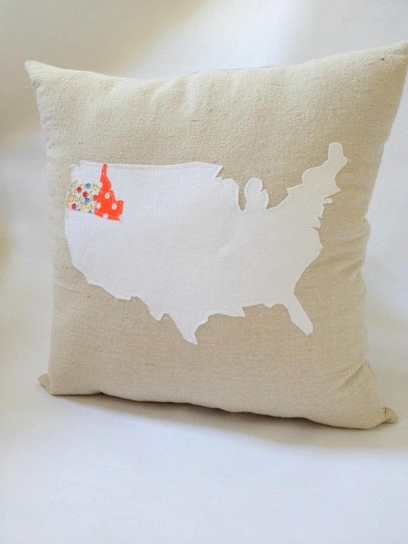 Personalized United States Pillow Etsy