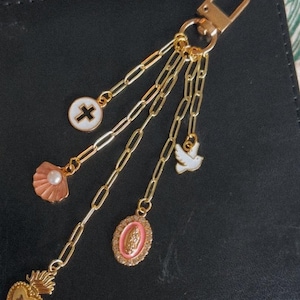 Personalizable Catholic Bag Charm - Large