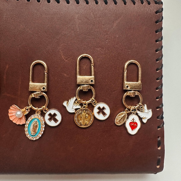 Personalizable Catholic Bag Charm - Small