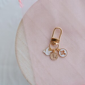 Personalizable Catholic Bag Charm - Small