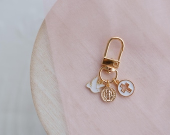 Personalizable Catholic Bag Charm - Small