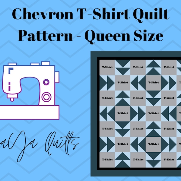 Chevron T-Shirt Quilt Pattern