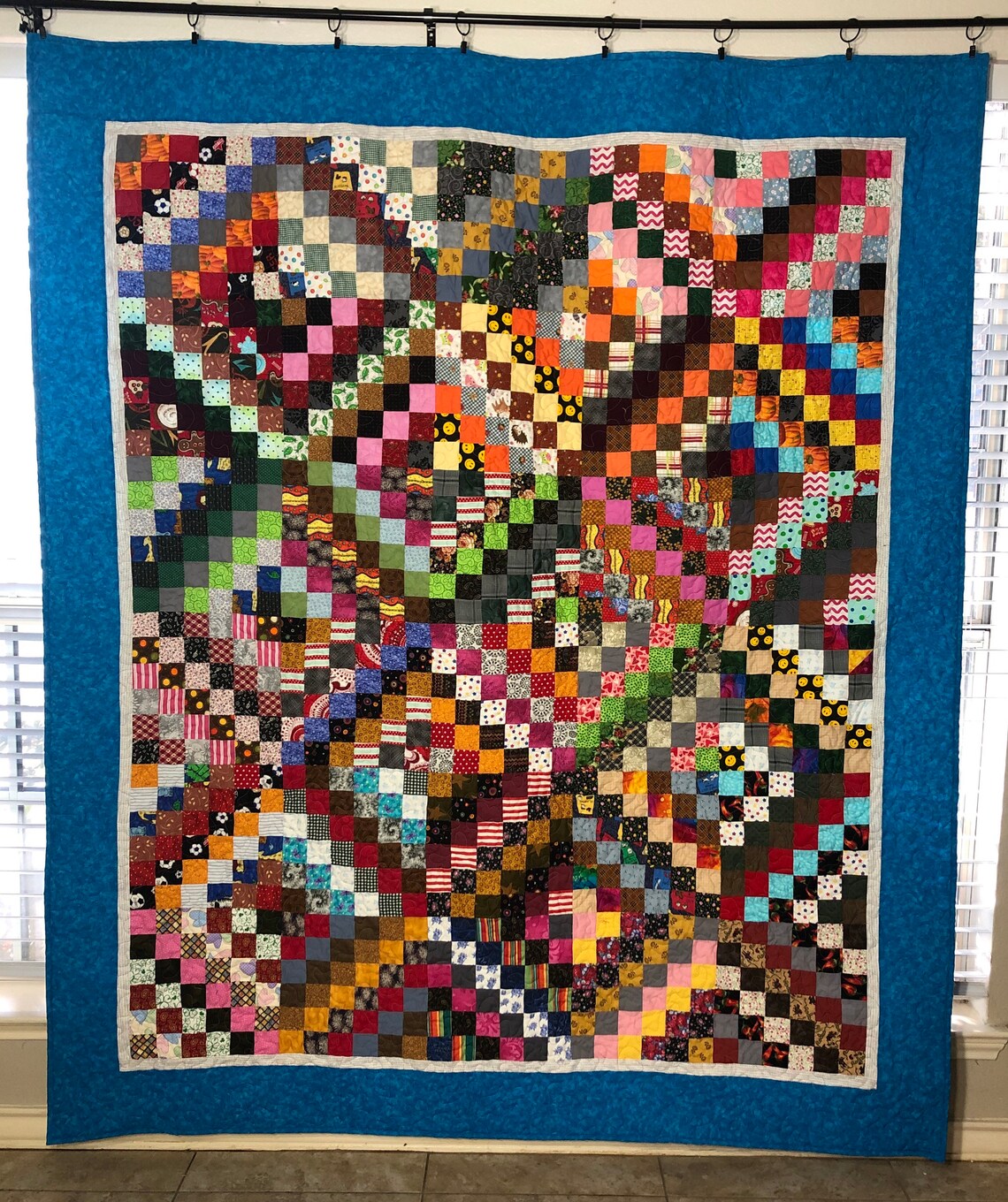 Throw / Picnic Scrap Quilt - Etsy