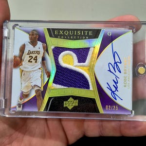 Kobe Bryant Patch Auto 1:1 Exquisite (Real Patch Card)