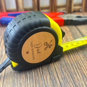 Personalized Engraved Tape Measure Father&#39;s Day Gift, Personalized Tape Measure, His Gift, Birthday Gift, Dad&#39;s Gift