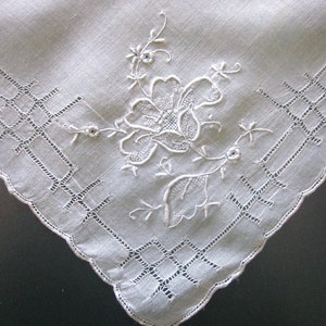 Vintage Hand Embroidered Hanky