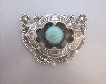 Vintage Fur Clip Brooch Art Nouveau Jewelry