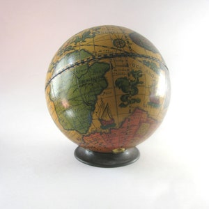 Vintage Old World Globe Bank