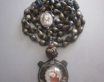 Religious Assemblage Necklace