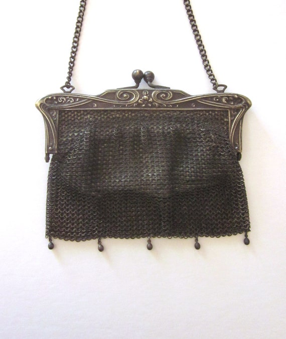 antique chain purse