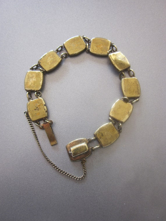 Vintage Japanese Komai Shakudo Damascene Bracelet - image 5