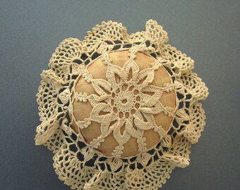 Vintage Crochet Pin Cushion