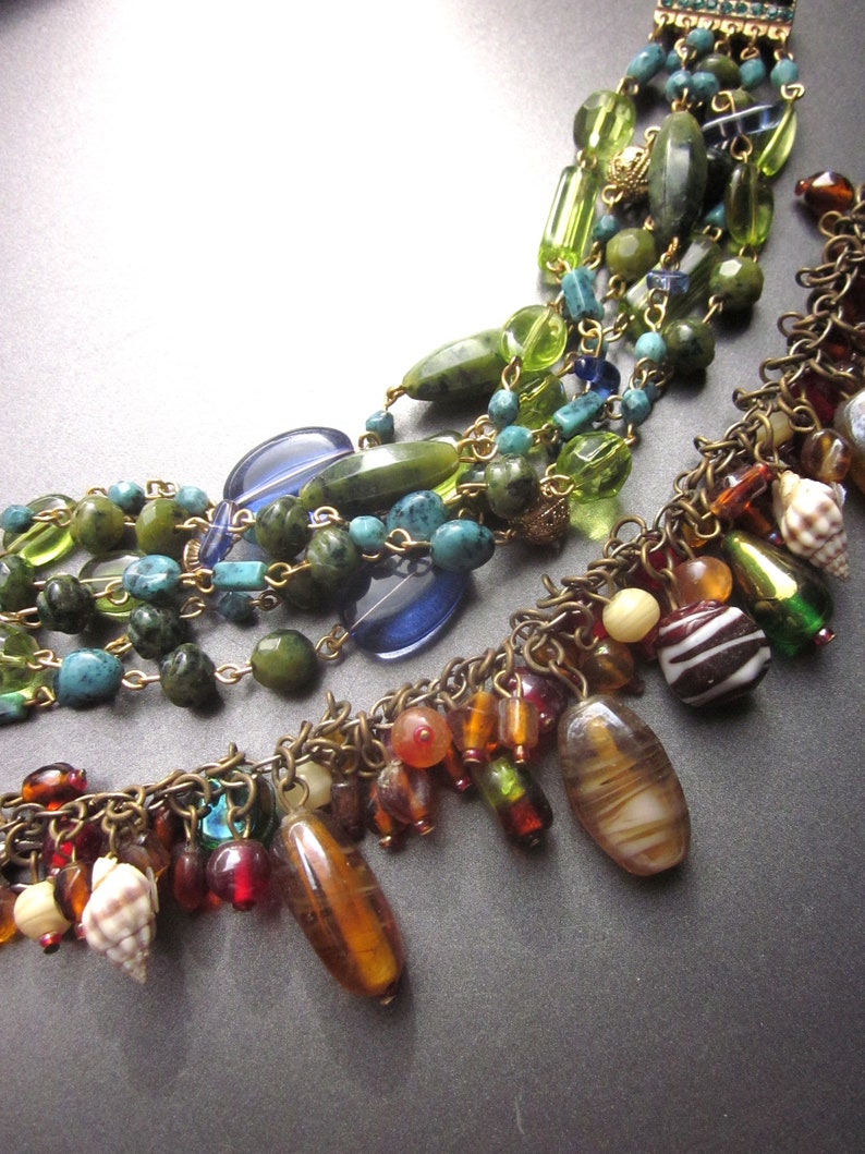 Vintage Multi Layered Beaded Bracelets image 1