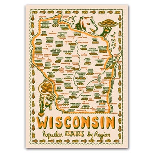 Wisconsin Cookie Bars Postcard: 4.25x6&quot;