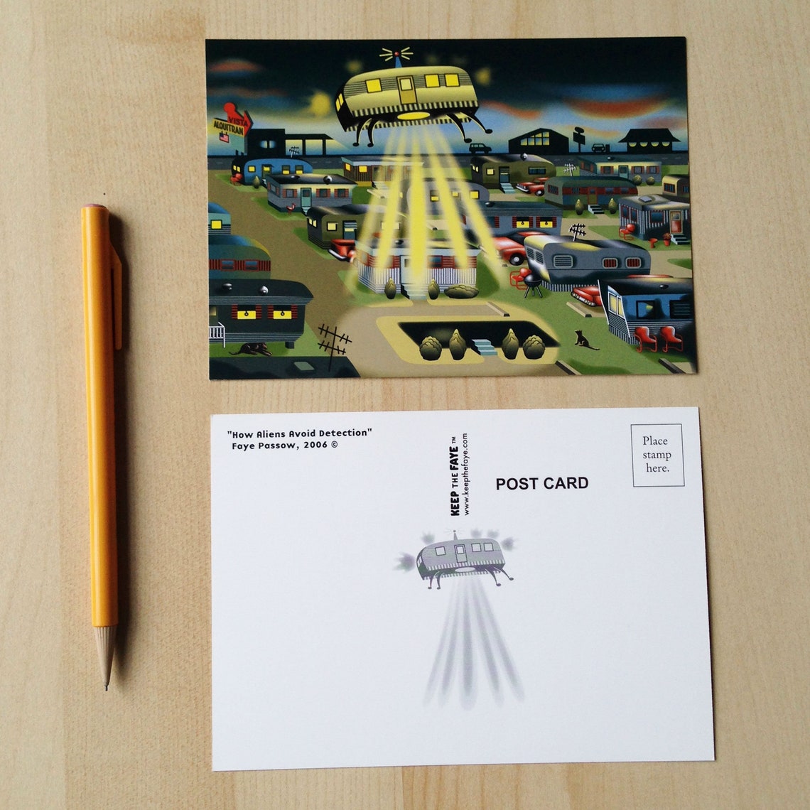 Alien Postcard Set of 10 6 X 4.25 Postcards How Etsy UK