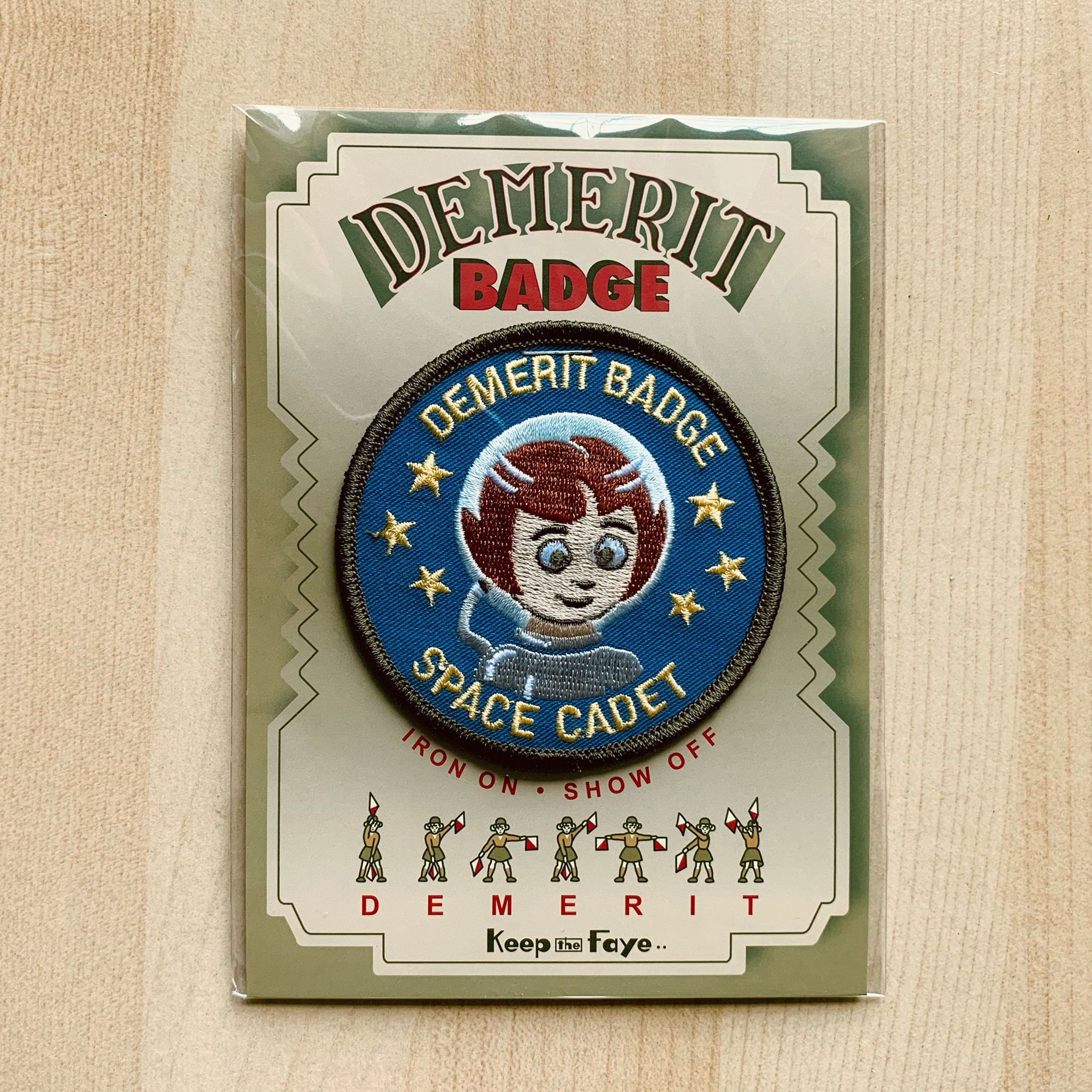 Runs With Scissors Demerit Badge Poster for Sale by litwordsinc