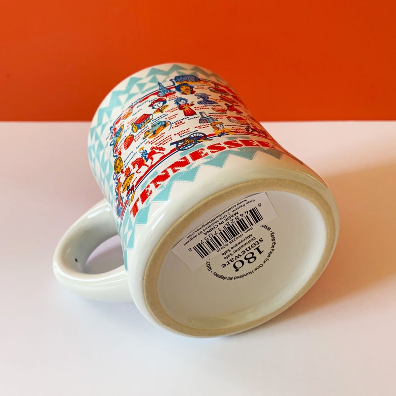 Tennessee Mug Stoneware 12 Oz Mug Tennessee Diner Mug TN Etsy