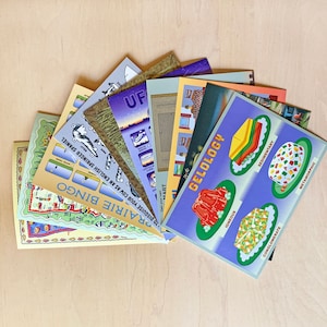 Postcard Mix and Match, Set of 10, 6&quot; x4.25&quot;, Mix & Match any Combination of Postcards