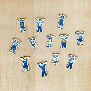 Magnetic People, People for Disaster and Fantasy Magnets, Small Magnetic People