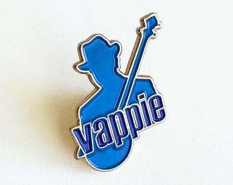 Don Vappie Enamel Pin – New Orleans Creole Jazz Banjo Badge, Music Lapel Pin