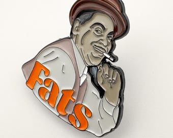 Fats Waller Enamel Pin – Stride Piano Jazz Badge, Harlem Swing Lapel Pin