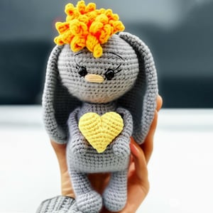 Bunny Lovey and  Amigurum, Crochet Pattern, Amigurumi PDF Plush Toy, Beginner Friendly, Instant Download