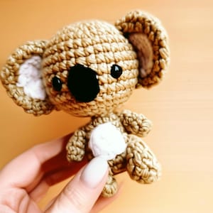 Cute Koala Amigurumi Crochet Pattern PDF , Beginner-Friendly Plush Toy, Koala Gift DIY