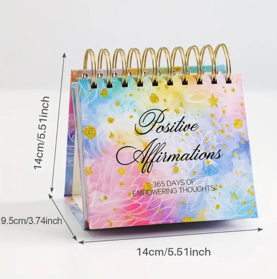 2025 Daily Inspirational Desk Calendar – Positive Affirmations ...