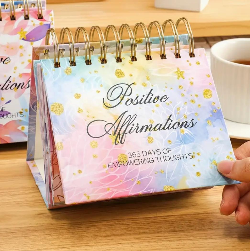 2025 Daily Inspirational Desk Calendar – Positive Affirmations ...