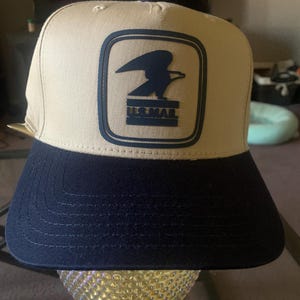 SnapBack 5 Panel Curved Bill Hat / Vintage USPS Logo