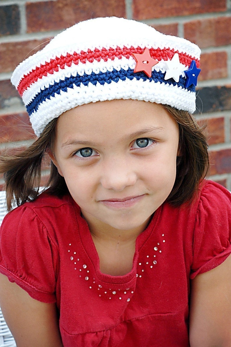 Sailor Hat Crochet Pattern instant Download permission to Etsy UK