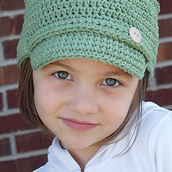 Asher Hat Crochet Pattern *Instant Download*(Permission to sell all finished products)