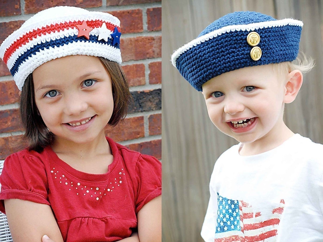 Sailor Hat Crochet Pattern instant Download permission to Sell All