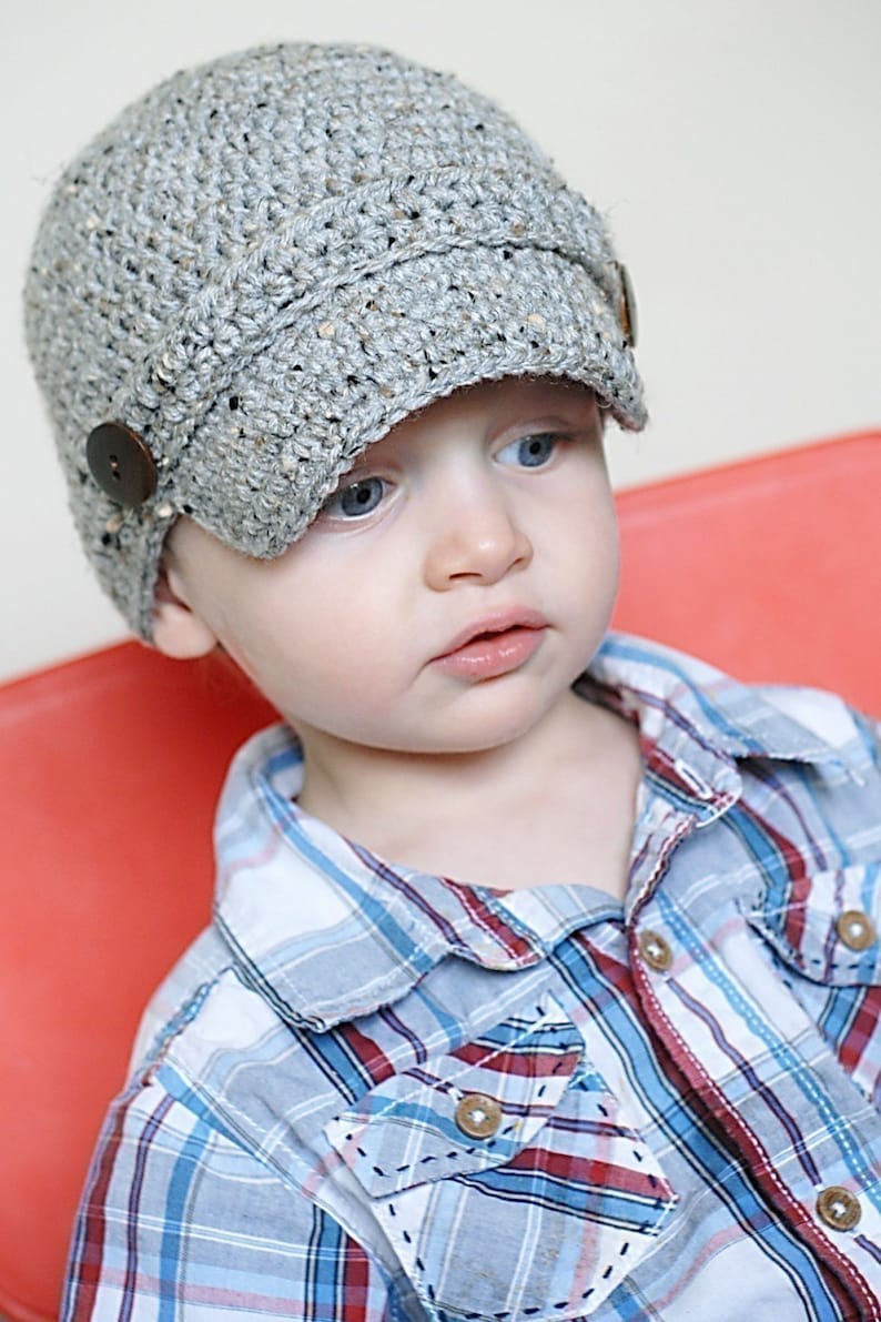 Classic Newsboy Crochet Pattern instant Downloadpermission Etsy