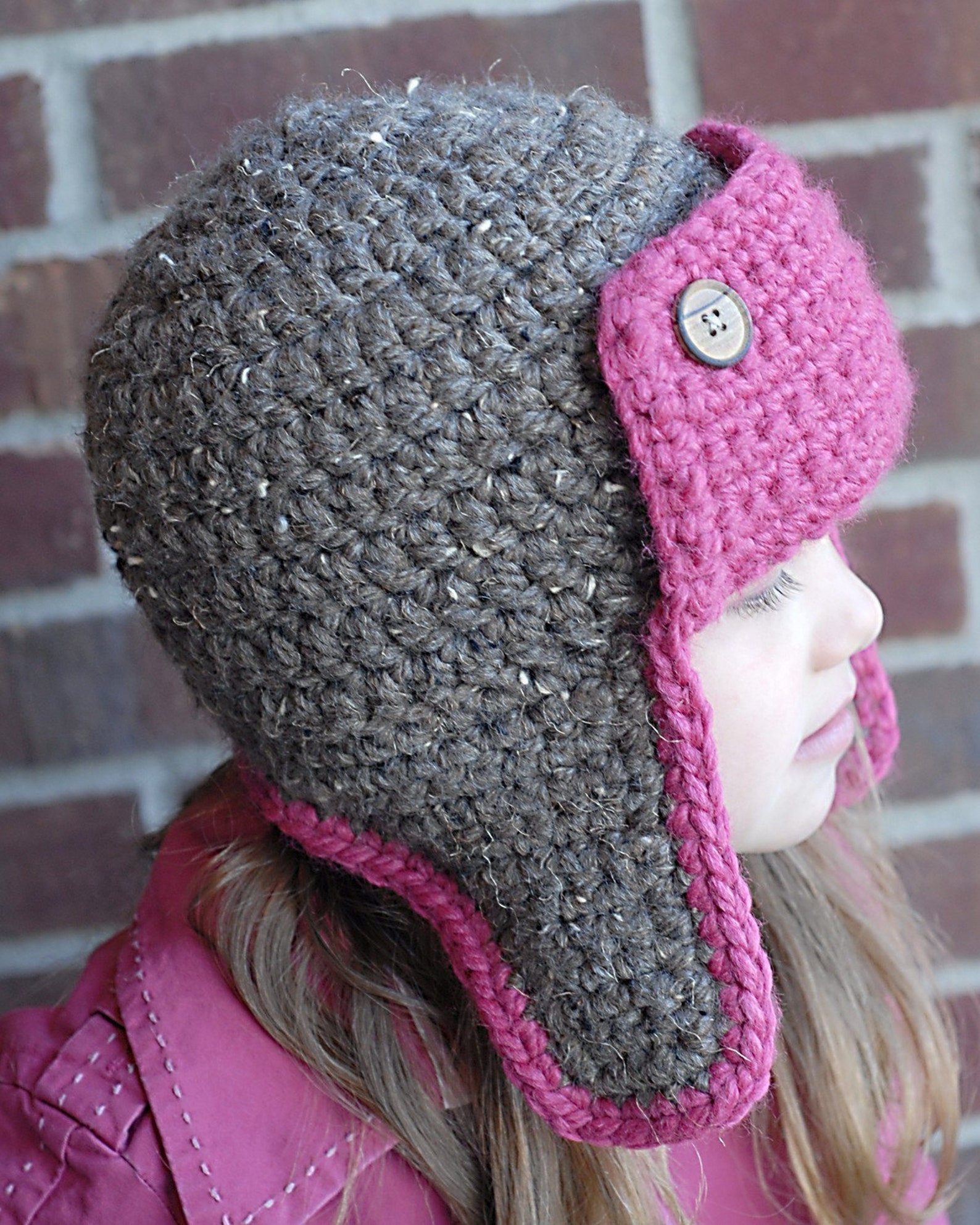 The Bomber Hat Crochet Pattern instant Download permission Etsy