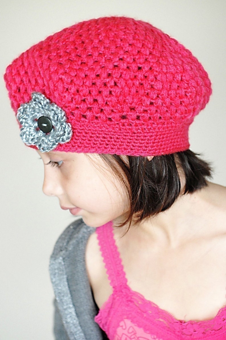 The Slouch Crochet Hat Pattern Instant DownloadPermission to sell all finished products image 5