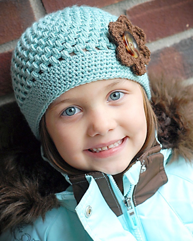 Chloe Cap Crochet Hat Pattern instant Download permission - Etsy