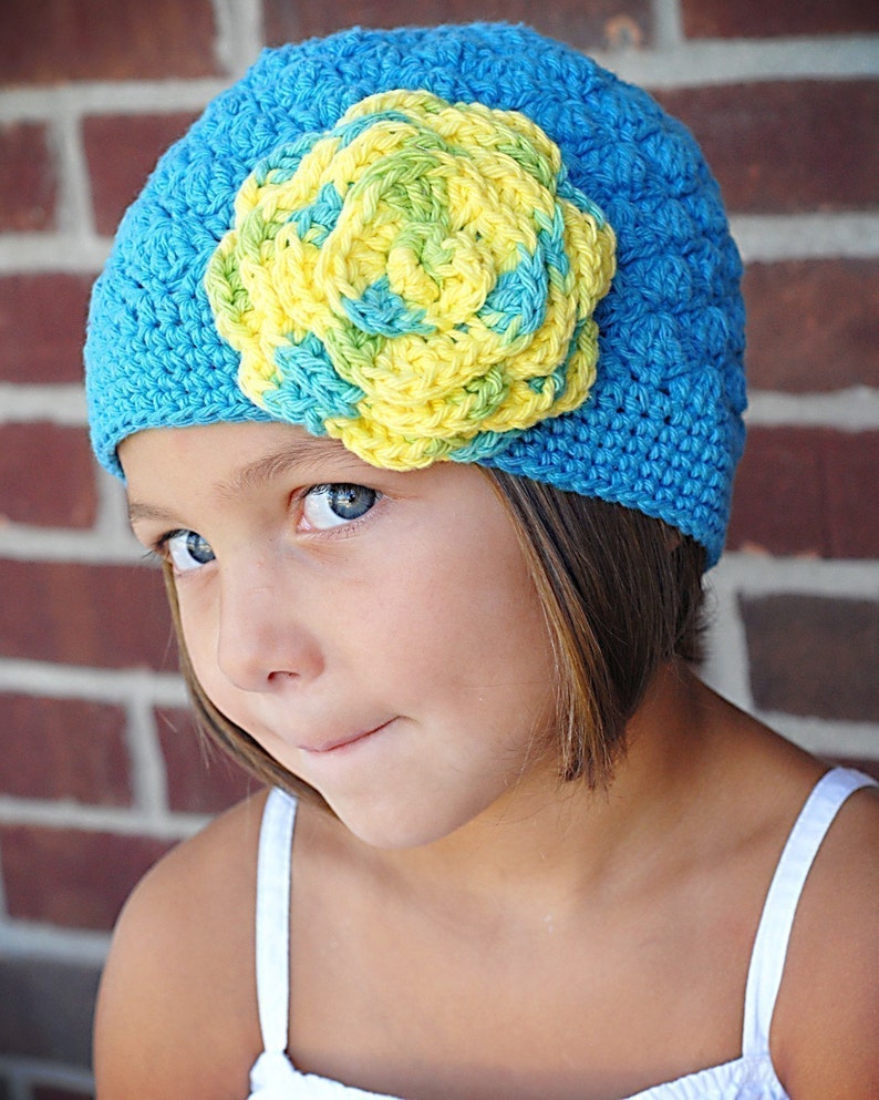 Gracie Hat Crochet Pattern Instant Download Permission to sell all finished products image 4