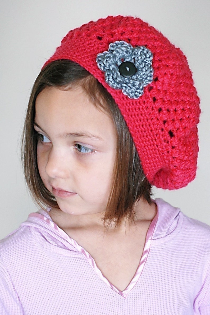 The Slouch Crochet Hat Pattern Instant DownloadPermission to sell all finished products image 2