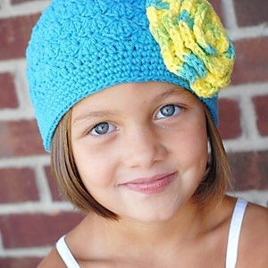 Gracie Hat Crochet Pattern Instant Download Permission to sell all finished products image 3