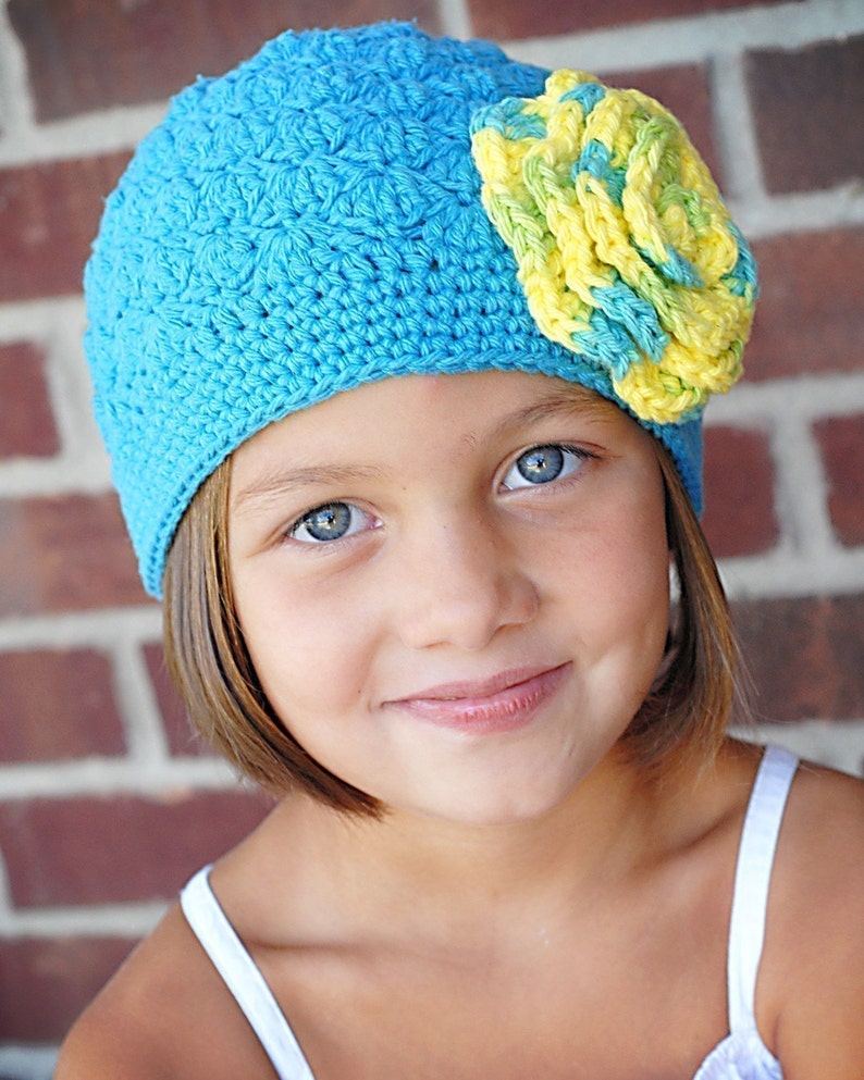 Gracie Hat Crochet Pattern Instant Download Permission to sell all finished products image 3