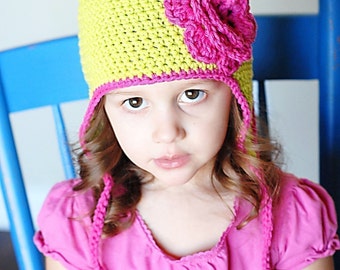 Basic Beanie and Beanie Earflap Hat Crochet Patterns *Instant Download* (Permission to sell all finished products)