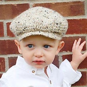 The Original Scally Cap  Crochet Hat Pattern *Instant Download* (Permission to sell all finished products)