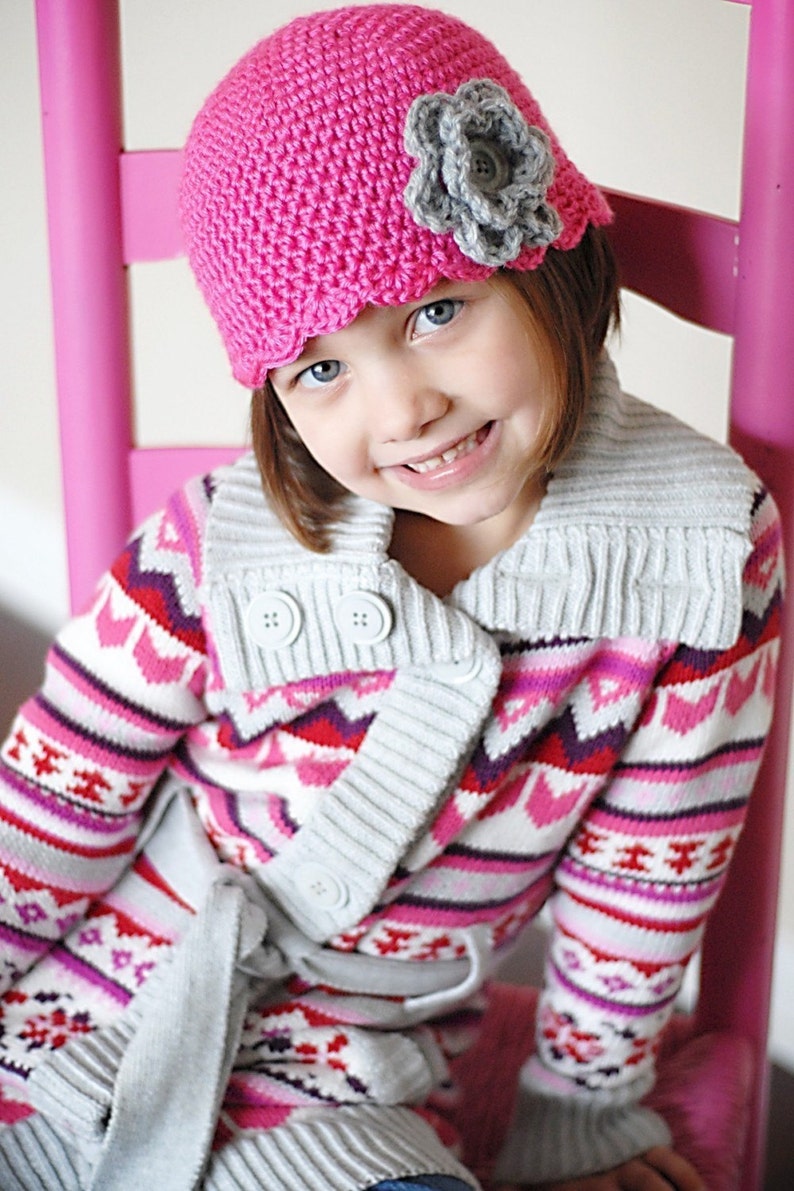 Pretty Shell Cap Crochet Hat Pattern instant Download - Etsy