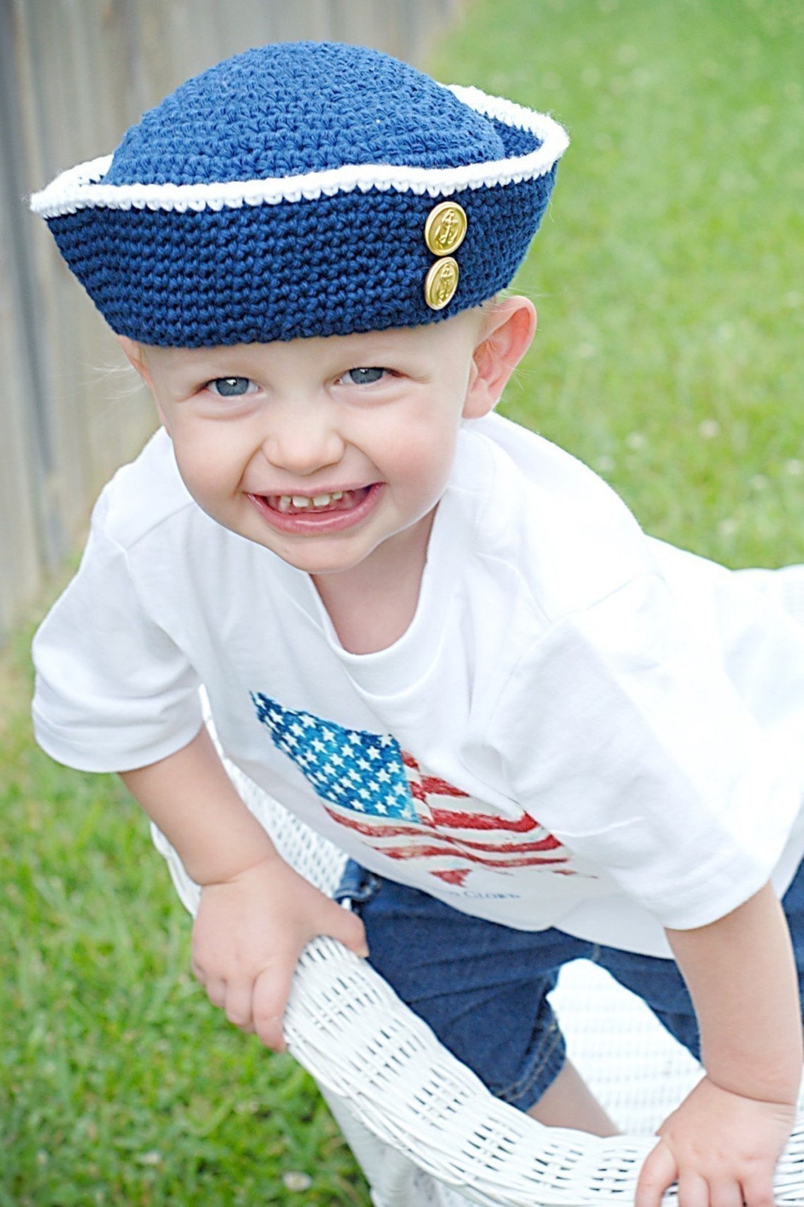 Sailor Hat Crochet Pattern instant Download permission to Etsy UK