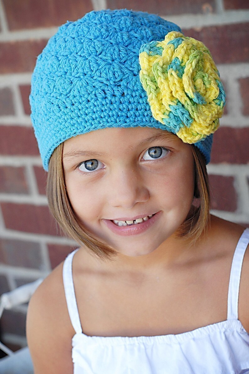 Gracie Hat Crochet Pattern Instant Download Permission to sell all finished products image 5