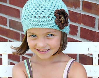 Chloe Cap Crochet Hat Pattern *Instant Download* (Permission to sell all finished products)