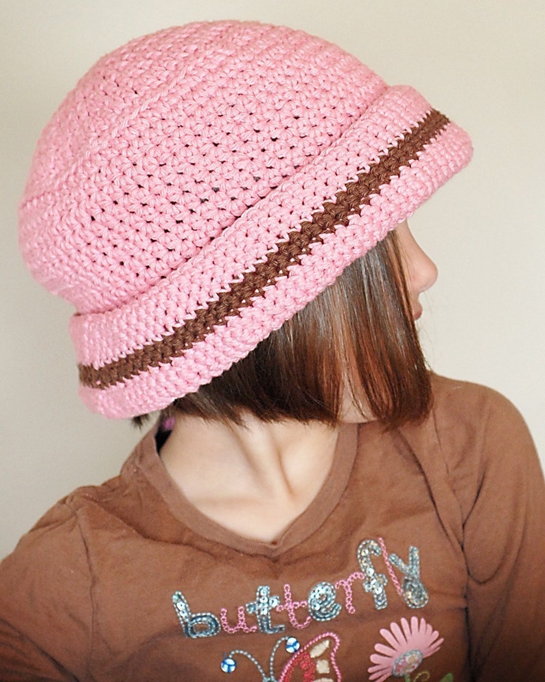 Sydney Hat Crochet Pattern Instant Download Permission to sell all finished products image 2