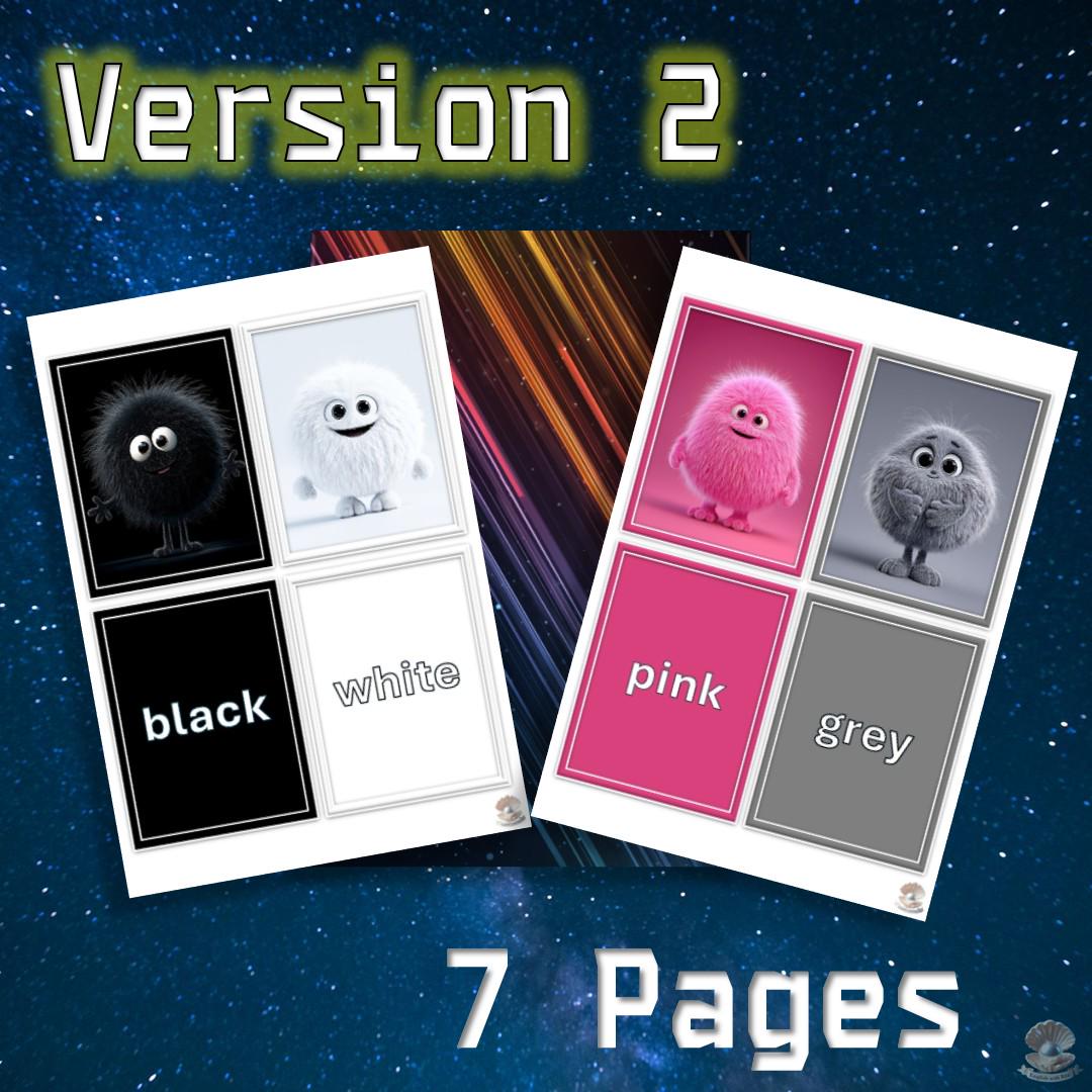 12 Colors Memory Game: Printable Matching Cards for Kids (2 Sets) (PDF ...