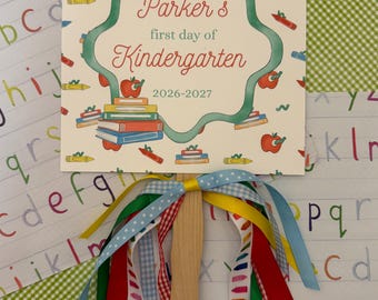 Back to School Sign, First Day of School, Last Day of School